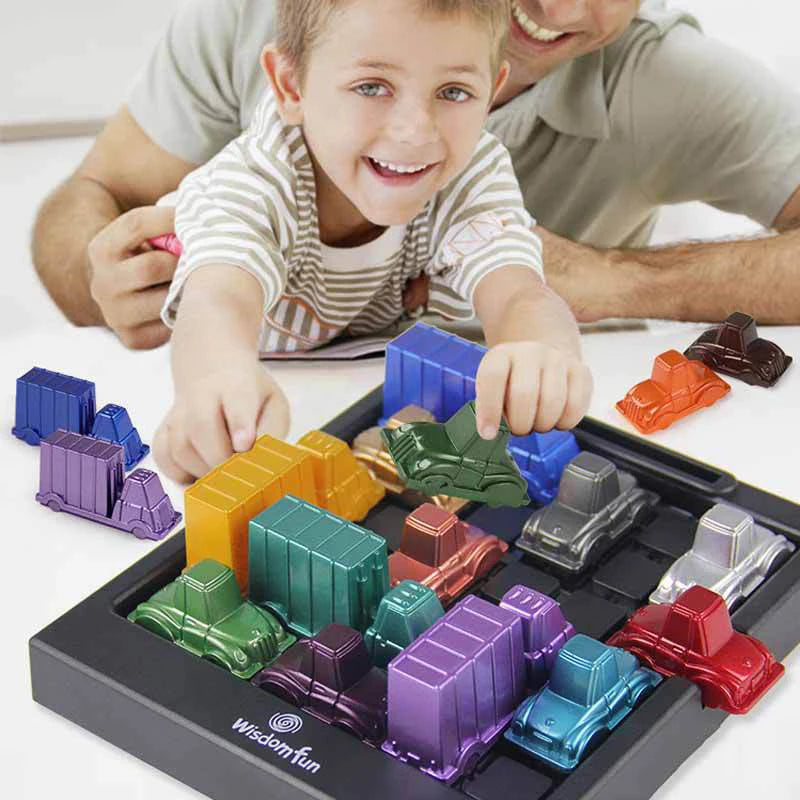 Brain Game Montessori - Racing Track Car Model Maze