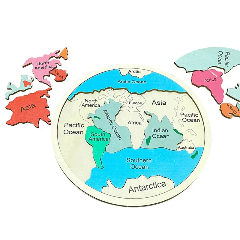 Wooden Puzzles World Map