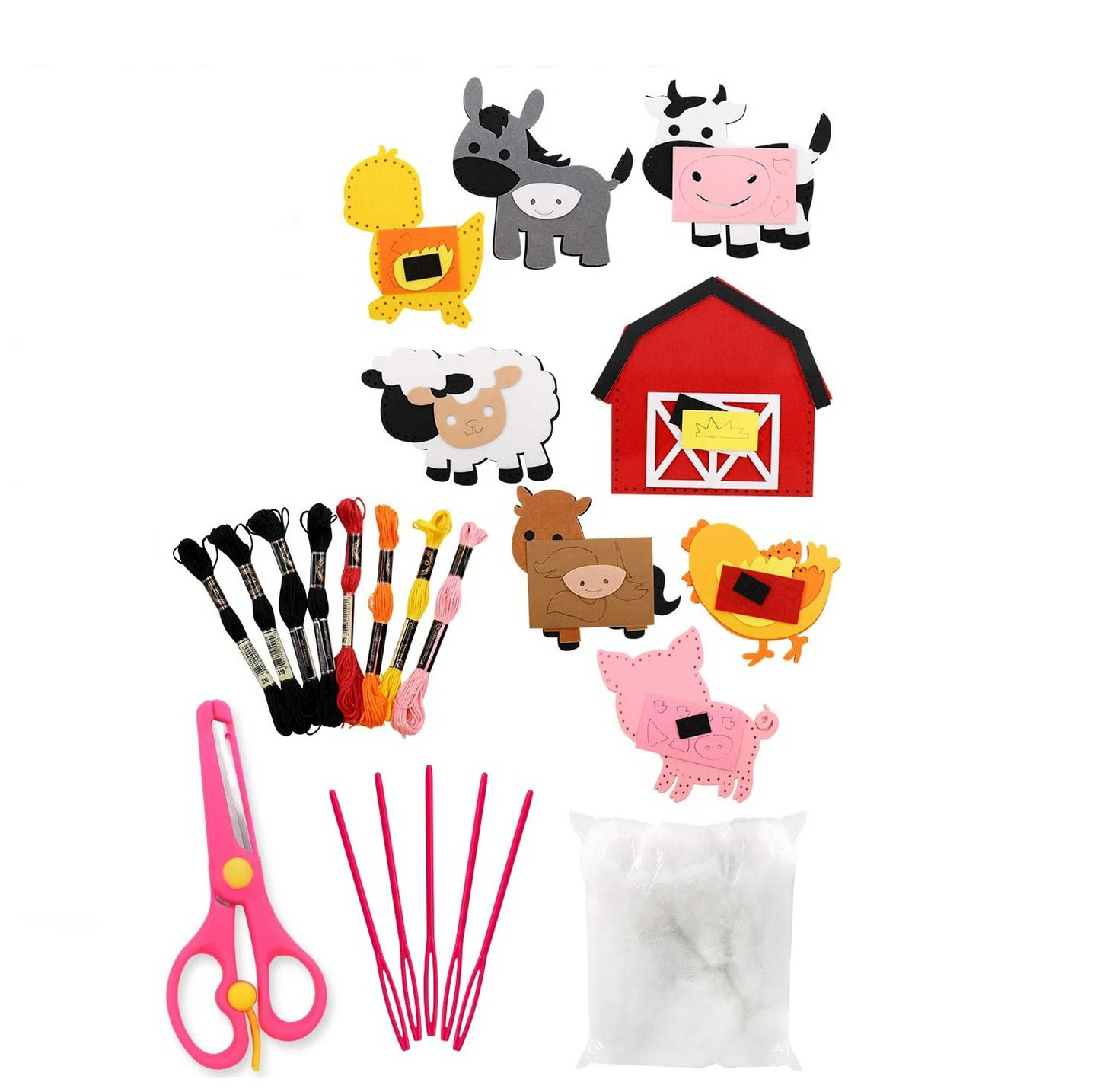 Animals DIY Craft - Sewing Training Kits for Children and Beginners